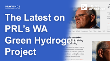 All the latest on PRL’s WA green hydrogen project - two major catalysts on the horizon