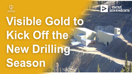 Visible gold to kick off the new drilling season