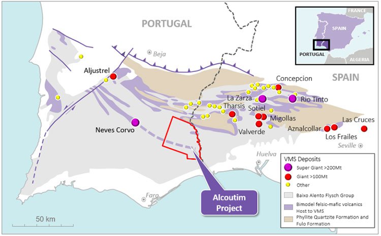 Alcoutim project map