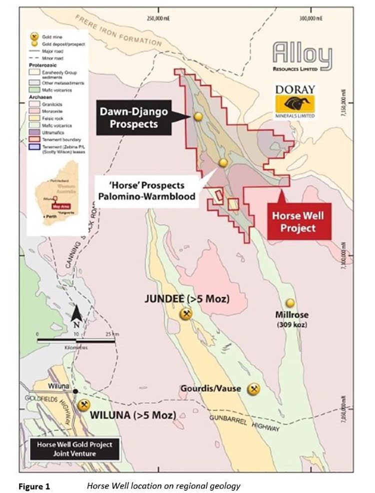 Horse well gold project
