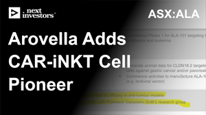 Arovella-Adds-CAR-iNKT-Cell-Pioneer