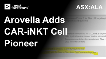 Arovella Adds Esteemed CAR-iNKT Cell Pioneer