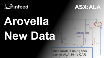 Arovella presents new data