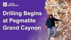 Drilling Begins at Pegmitite Grand Canyon