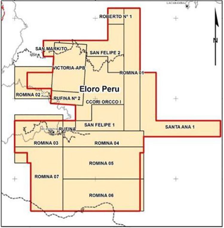 La Victoria registered mining concessions