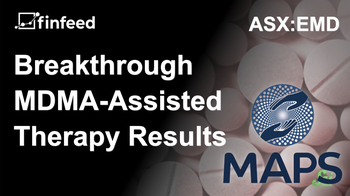 EMD’s peer announce breakthrough results for MDMA therapy