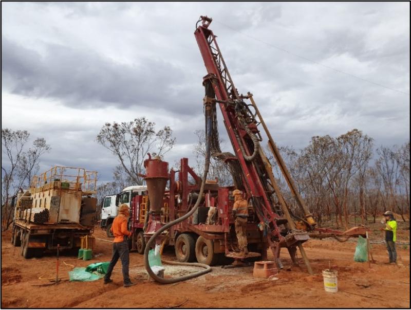 RC Drilling Rig at Galileo’s Fraser Range Lantern Prospect Drill Site