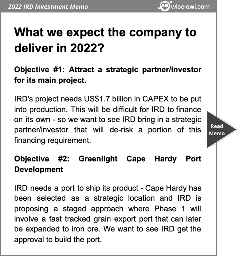 IRD What we expect (1)