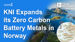 Fast start for KNI with more news on Zero Carbon Battery metals