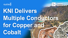 KNI delivers multiple conductors on copper and cobalt - Drill targets next