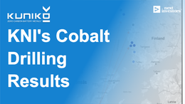 KNI hits cobalt in all 8 drill holes at primary target