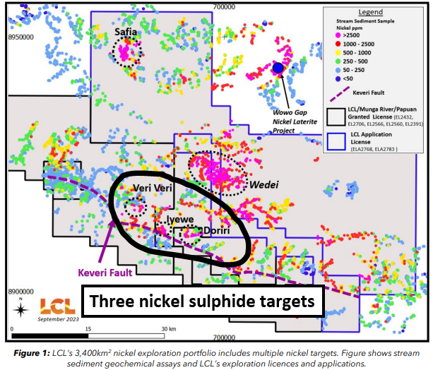LCL finding more outcropping nickel sulphides