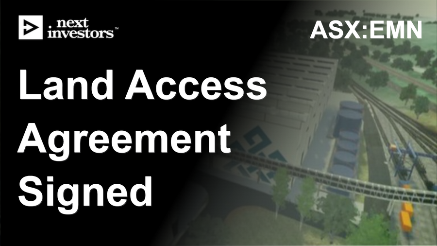 EMN completes Land Access Agreement with CEZ