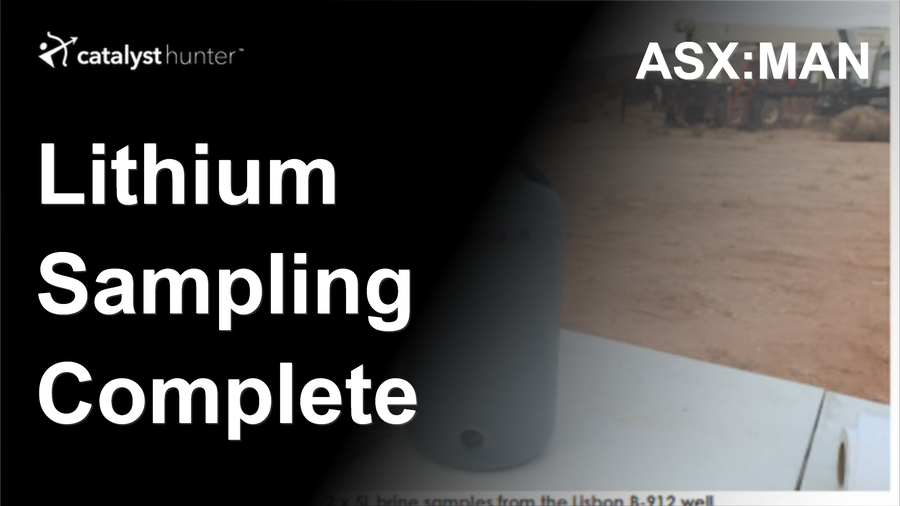 MAN completes lithium sampling program in the USA