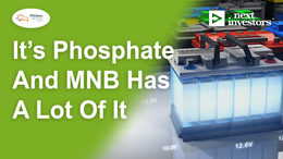 It’s phosphate - and MNB has a lot of it