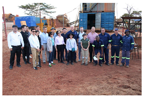 Delegation from the Thai Department of Commerce visiting Mustang’s Montepuez Ruby Project including the Permanent Secretary, the Thai Ambassador to Mozambique and the Vice-President of the Thai Gem and Jewellery Traders Association