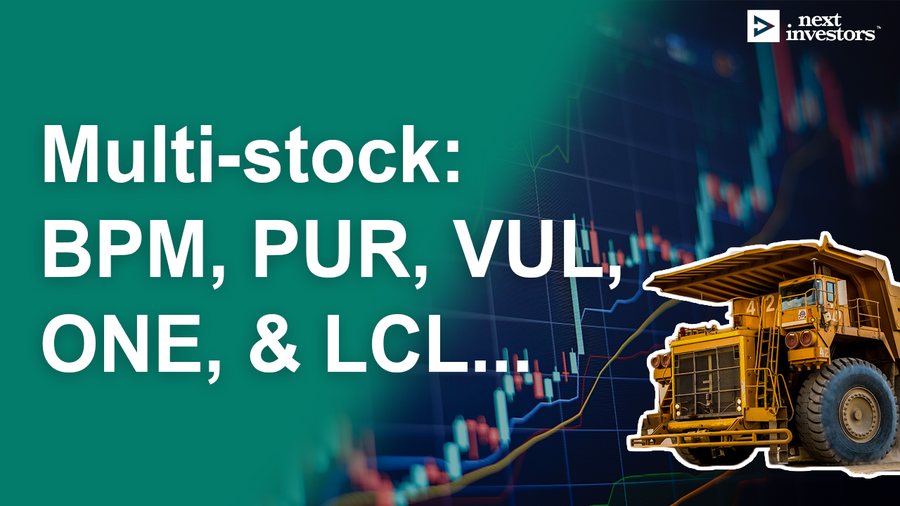 ONE, VUL all grown up… BPM, LCL finding targets. PUR drilling again.