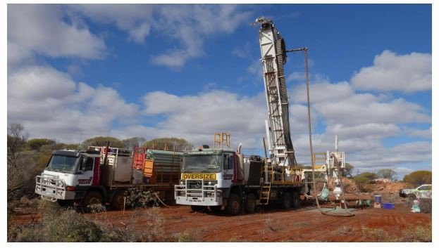 RC percussion drilling operations at the Manindi Lithium Project