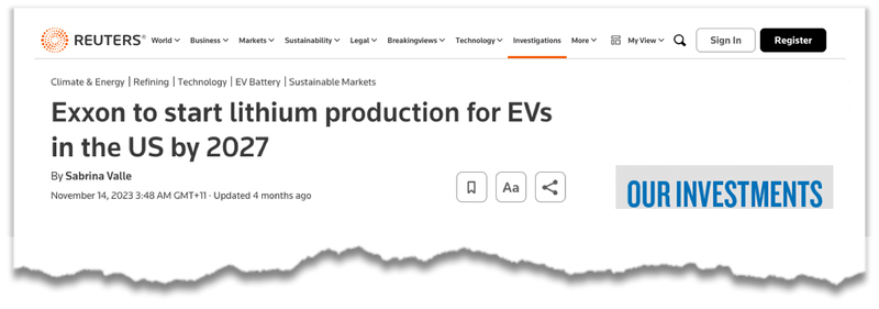 PFE-13-Exxon Lithium production
