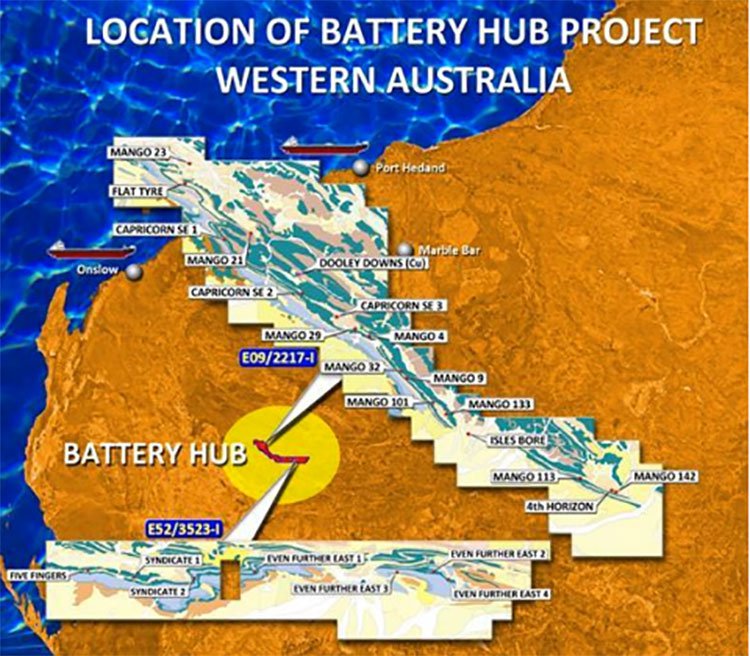 Battery hub project Western Australia