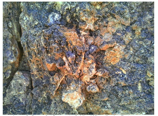 Devon Cut Prospect – a look at the oxidised mineralisation textures
