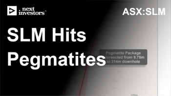 SLM hits pegmatites in Brazil, assays next