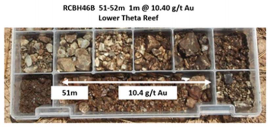 Lower theta reef samples