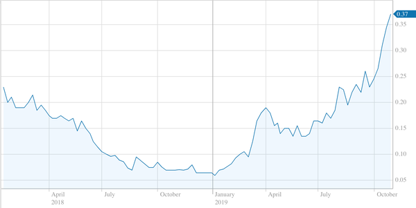 Tietto's share price plunged before rising.