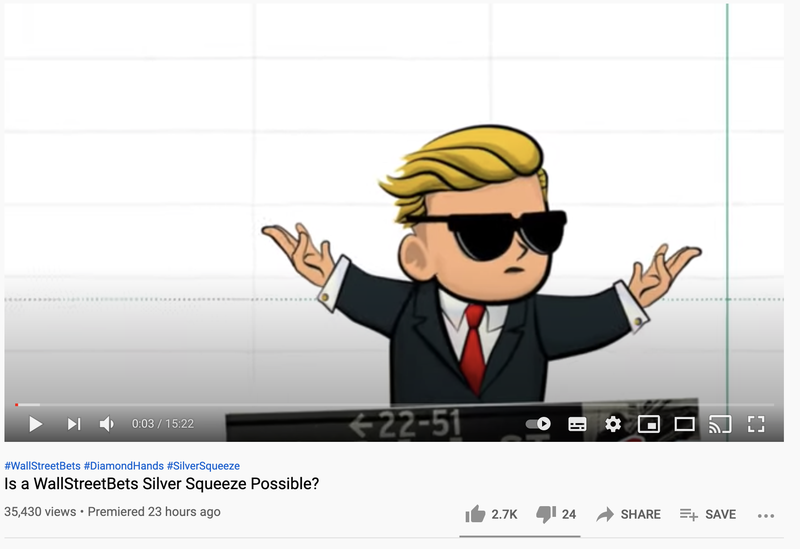 Youtube - silver squeeze