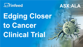 ALA edging closer to clinical trials for “off the shelf” cell therapy cancer treatment