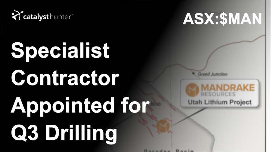 MAN appoints specialist contractor Drilling in Q32023