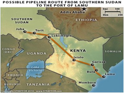 Sudan Pipeline through Kenya