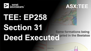 TEE: EP258 Section 31 Deed Executed