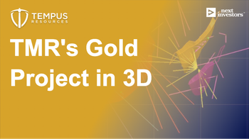 TMR’s gold project visualised in 3D