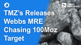 TMZ’s Releases Webbs MRE Chasing 100Moz Target