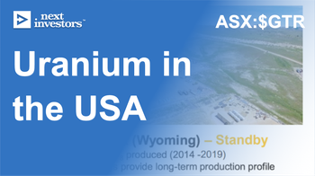 Uranium in the USA - GTR Entitlement Offer about to go live