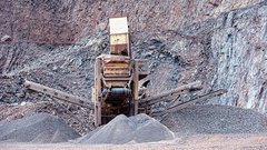 Stone Crusher Machinery At Open-pit Mine