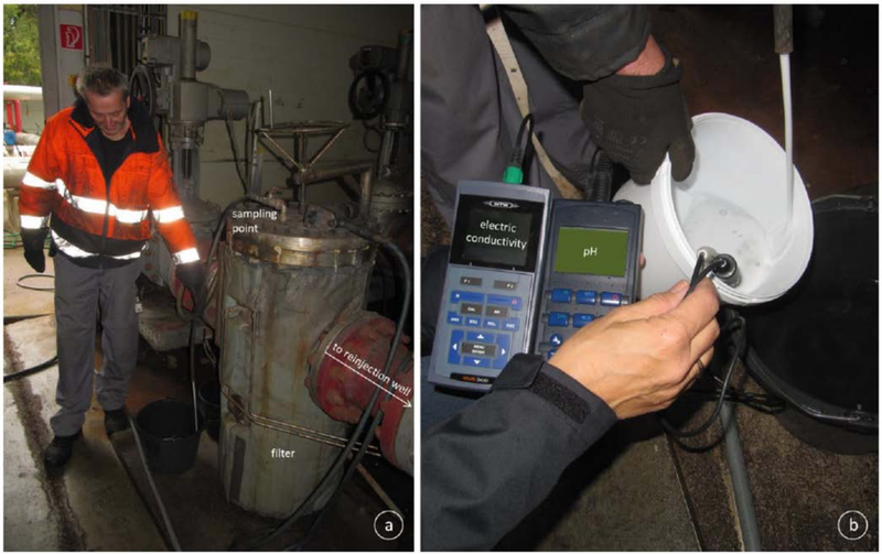 Confirmatory sampling of wells in Upper Rhine Valley by Vulcan team, and measurement of on-site brine parameters