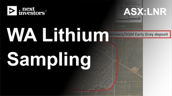 LNR sampling for lithium next to one of Australia’s biggest mine