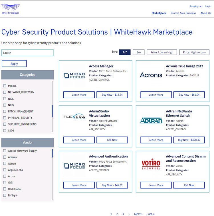 cyber security product solutions