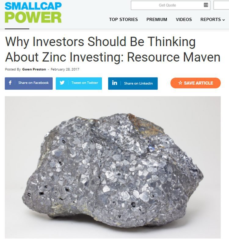 Zinc investing