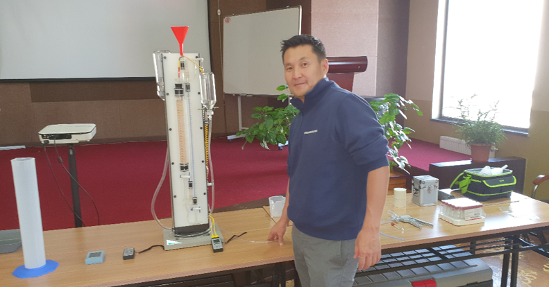 Training seminar on desorption equipment in Ulaanbaatar