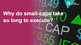 Why do small-caps take so long to execute?