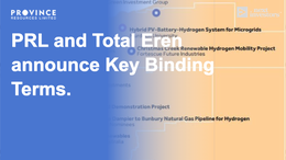 PRL and Total Eren announce Key Binding Terms.