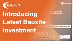 CAY - Introducing latest Bauxite investment