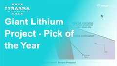 TYX - Giant lithium project, Pick of the Year