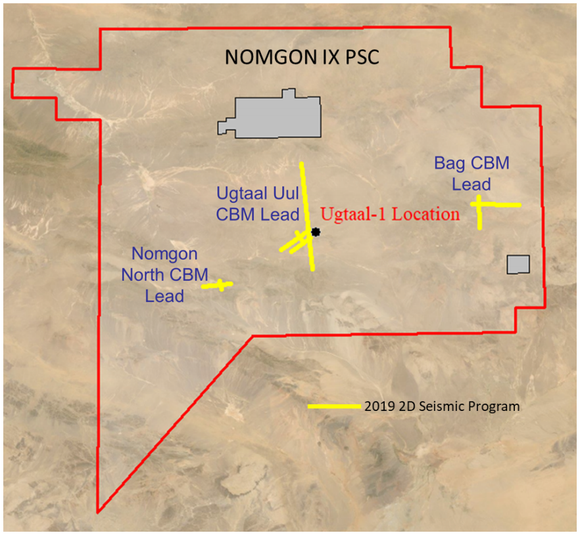 Nomgon CBM PSC including the first well (Ugtaal-1)