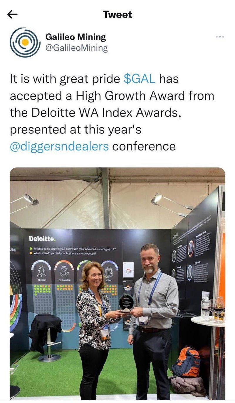 GAL ‘High Growth Award’