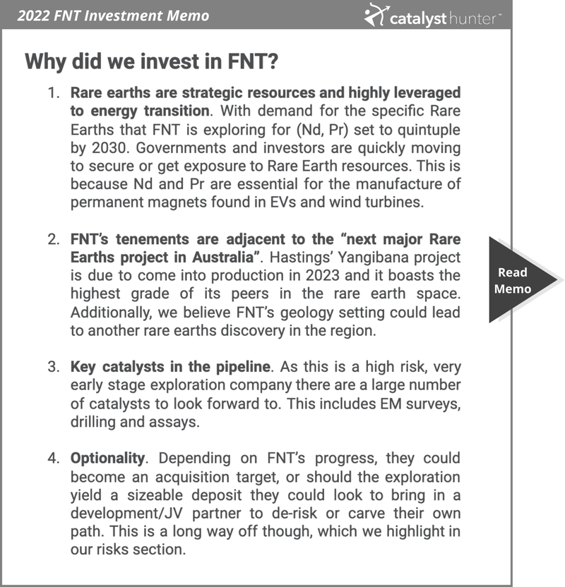 Why did we invest in FNT?