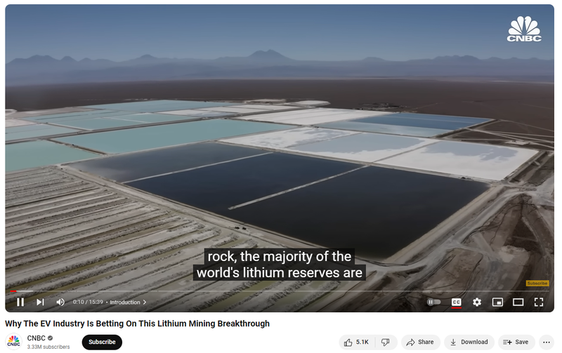 US Lithium Brine projects video